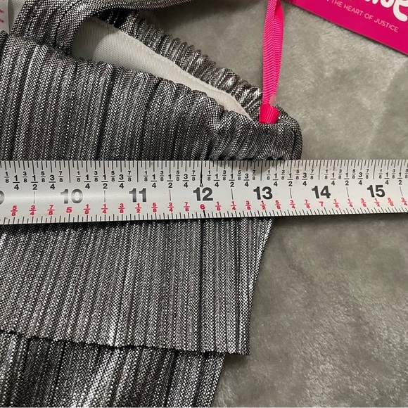 NWT Justice One Shoulder Ruffle Jumpsuit Size XS 5/6 - Picture 6 of 7